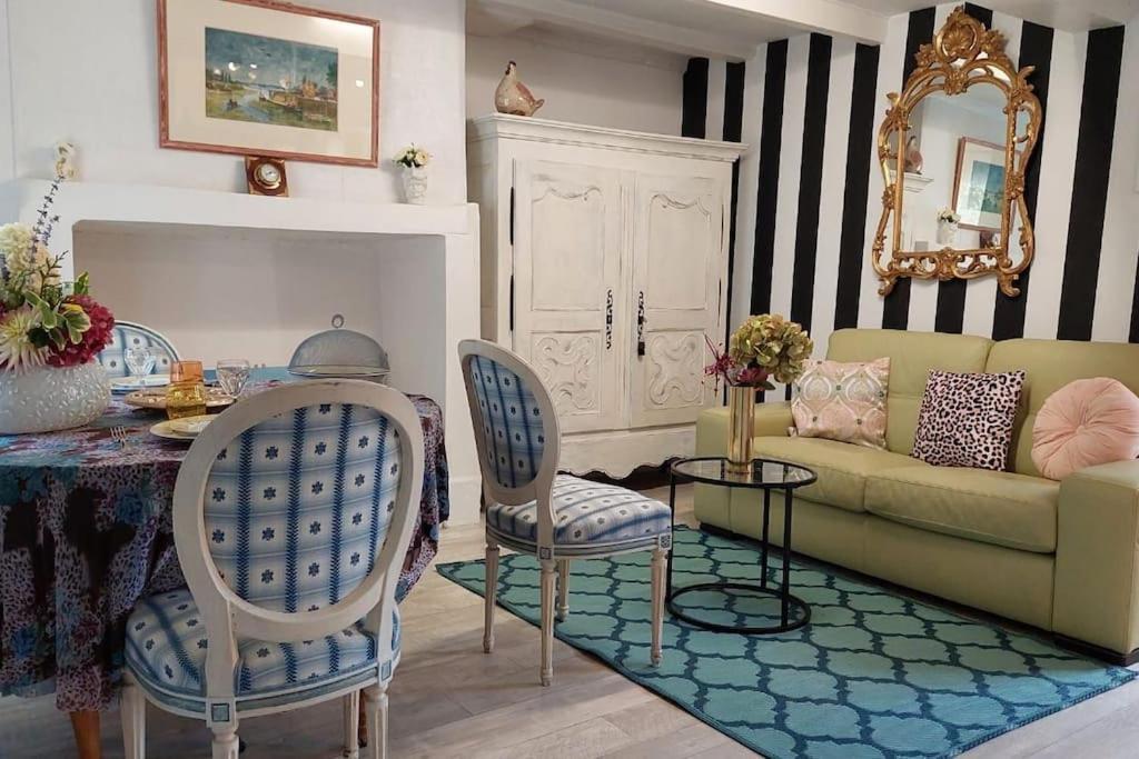 Maison Avec Jardin Honfleur Bagian luar foto